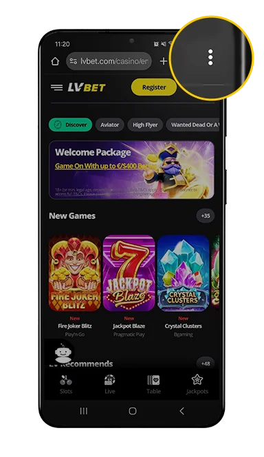 LV BET Zrzut ekranu 1